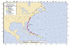 Hurricane Irene Track