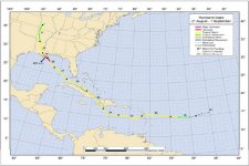 Hurricane Isaac Track