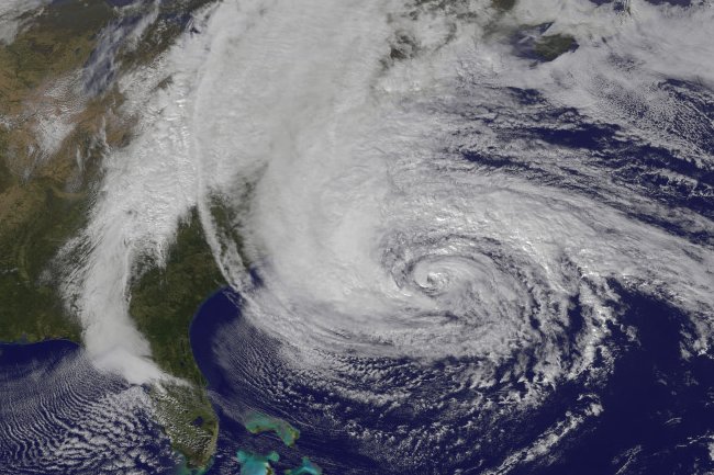 Hurricane Sandy satellite picture