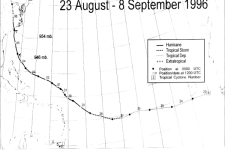 Hurricane Fran Track