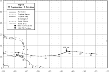 Hurricane Joyce Track