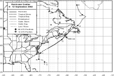 Hurricane Gustav Track