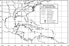 Hurricane Isidore Track