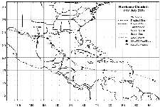 Hurricane Claudette Track