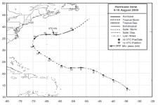 Hurricane Irene Track