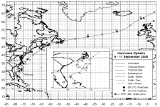 Hurricane Ophelia Track