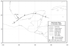 Hurricane Stan Track