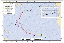 Hurricane Danielle Track