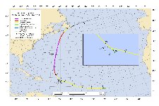 Hurriance Ophelia Track