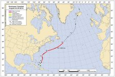 Hurricane Christobal Track