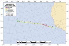 Hurricane Fred Track