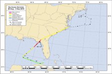 Hurricane Hermine Track