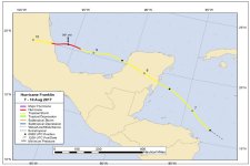 Hurricane Franklin Track