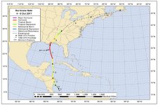 Hurricane Nate Track