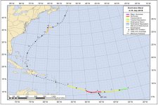 Hurricane Beryl Track