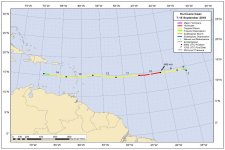 Hurricane Isaac Track