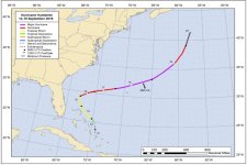 Hurricane Humberto Track
