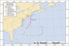 Hurricane Henri Track