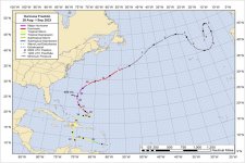 Hurricane Franklin Track