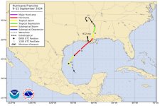 Hurricane Francine Track