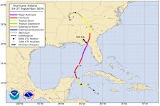 Hurricane Helene Track