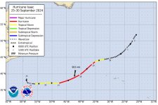 Hurricane Isaac Track