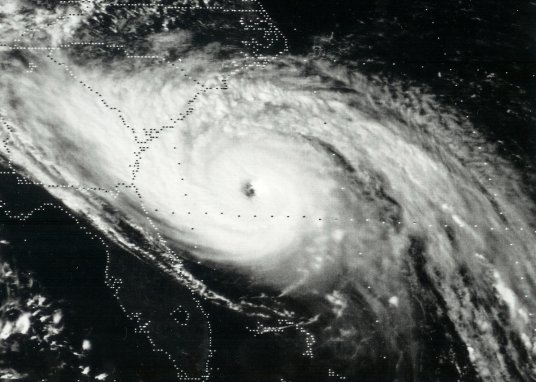 hurricane hugo satellite