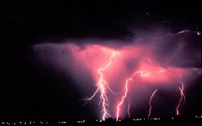 Lightning - Norman, OK - Picture courtesy of NOAA